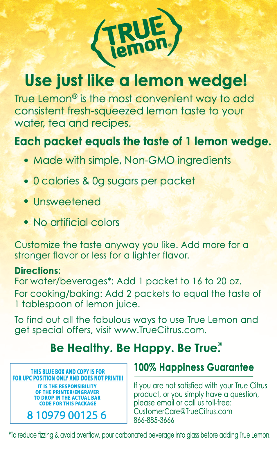 True Lemon - Natural Lemon Fruit Infusion