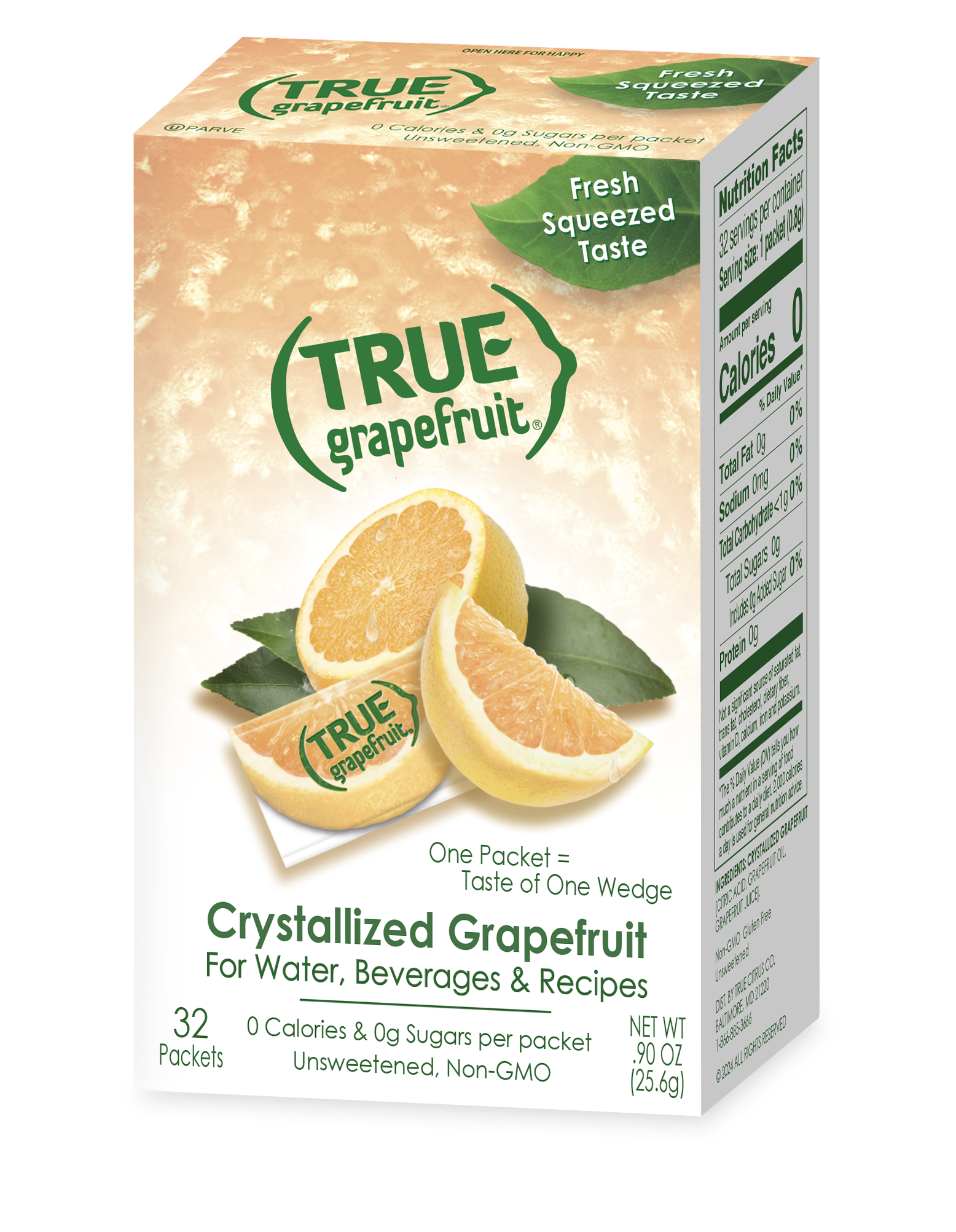 True Grapefruit Natural Fruit Infusion - Zero Calorie Grapefruit ...