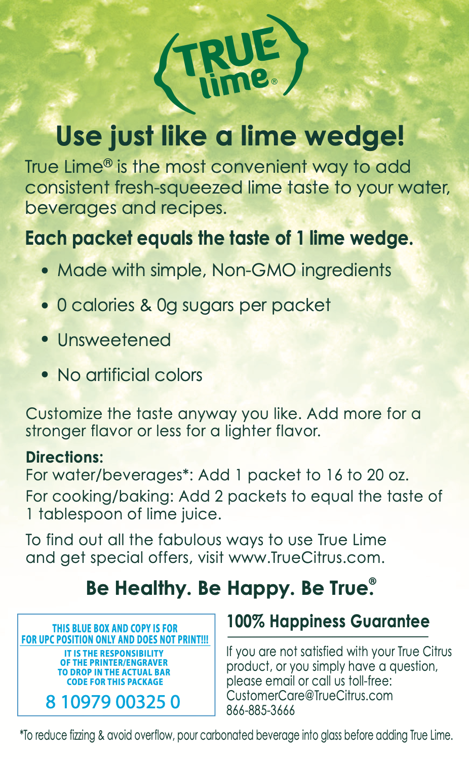 True Lime - Natural Lime Fruit Infusion