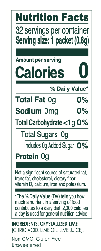 True Lime - Natural Lime Fruit Infusion